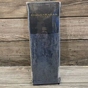 Donna Karan Sapphire Collection King Sham Indigo Metallic Velvet NWT $255